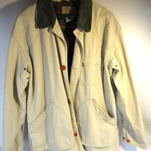 Vintage L.L. Bean Tan Chore / Barn Coat Men's LG - Reg